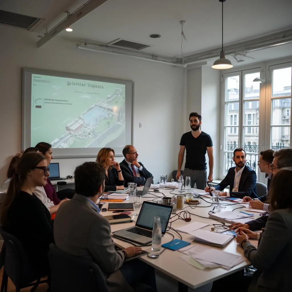 Atelier interactif avec des investisseurs